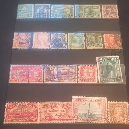 Rare old used stamps from the US