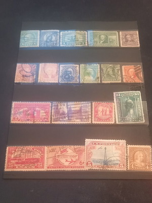 Rare old used stamps from the US