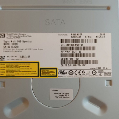 HP Multi DVD Rewriter GH82N and GH15L models