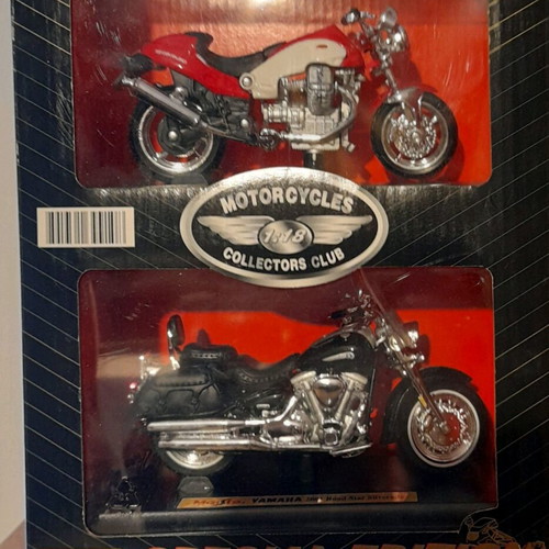 Yamaha motorcycle miniatures 1:18 special edition, new