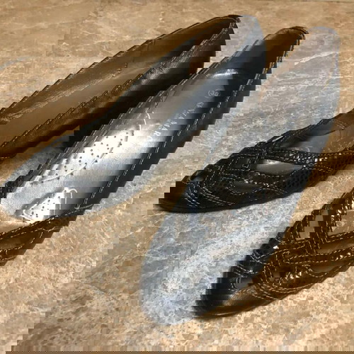 Γόβες Senza Marca μεταχειρισμένες, μαύρες, γνήσιο δέρμα, μέγεθος 38