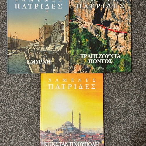 Lost Homelands book set like new, Militos editions, 3 volumes