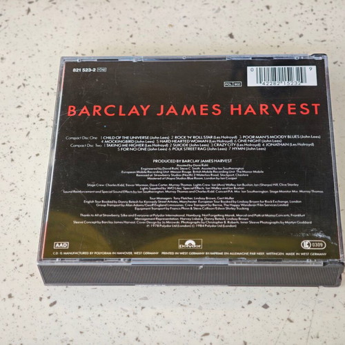 Barclay James Harvest Live Tapes 2CD
