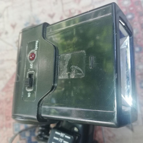 Sony Big Royal View vintage 35mm film camera used with flash