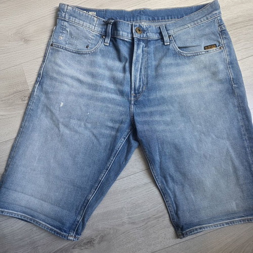 G-Star Raw Mosa Jeans Shorts, Blue, Size 34/L