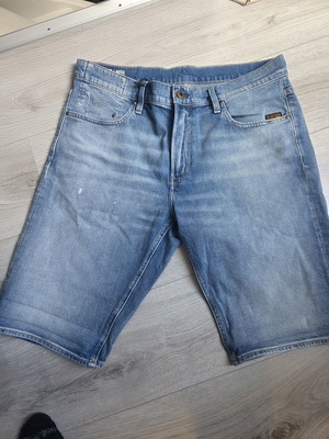 G-Star Raw Mosa Jeans Shorts, Blue, Size 34/L