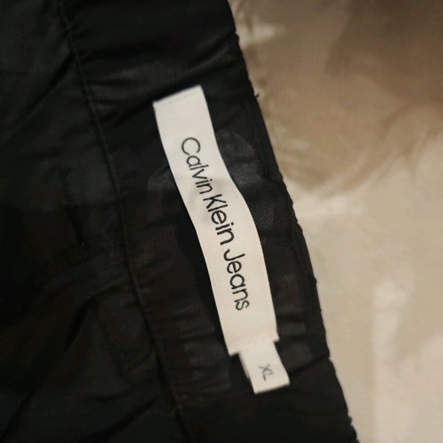 Calvin Klein cargo pants black XL with logo print new