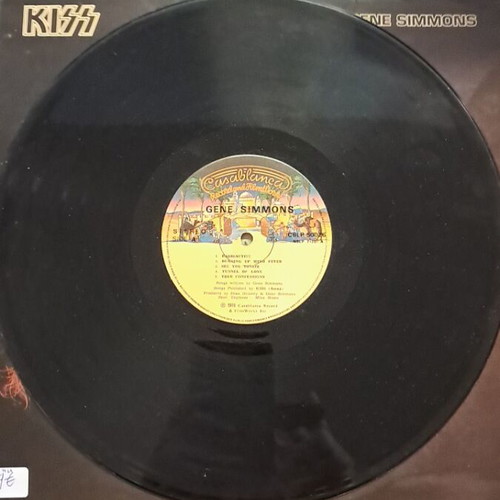 Gene Simmons Kiss vinyl record