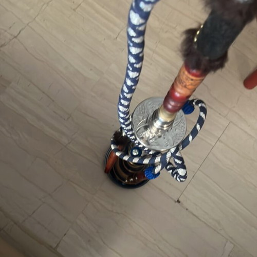 Hookah with smoking accessory and tobacco gift