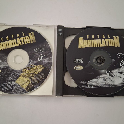 Total Annihilation PC game 1997 used, vintage collectible