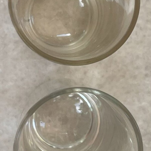 Ouzo 12 advertising glasses set of two like new