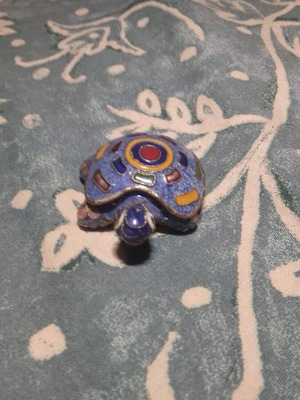 Cloisonné turtle 5×6cm new