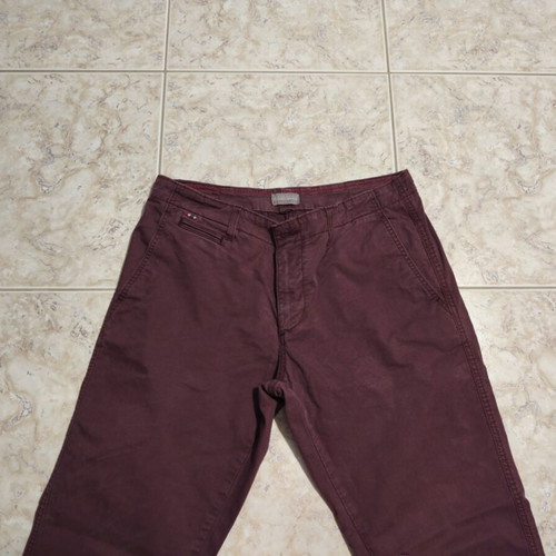 Napapijri chino pants used, burgundy size 36