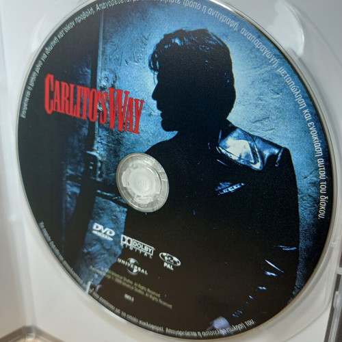 Carlito's Way DVD with Greek subtitles