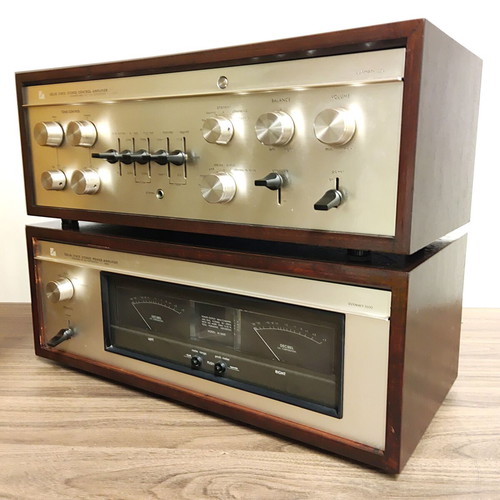 Luxman CL-350 & M-1600 vintage high-end preamplifier and power amplifier set used