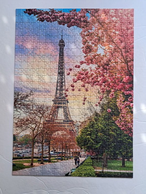 Eiffel Tower puzzle like new, 500 pieces, Trefl