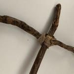 Handmade cross used, unique piece