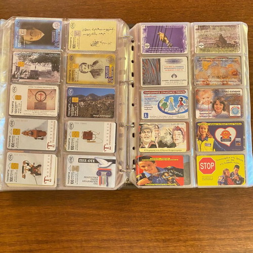 Phone cards set of 420 pieces like new with album