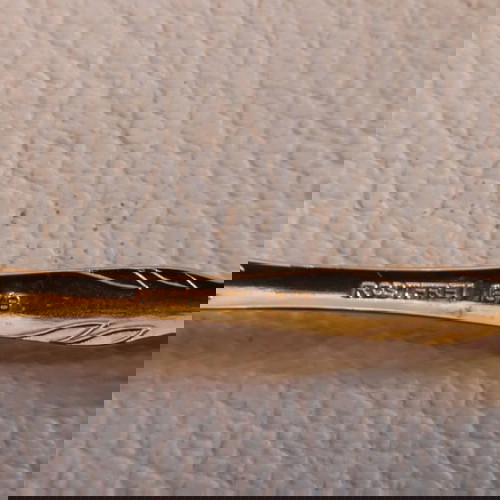 Σετ μαχαιροπίρουνων ανοξείδωτο 18/8 επιχρυσωμένο, σαν καινούργιο, με κουτί 15 τεμαχίων