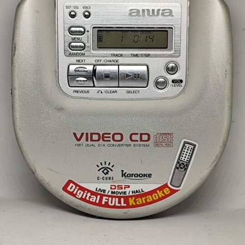 Aiwa XP-K7 Portable CD-Video CD & Karaoke Player like new
