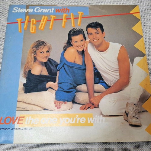 Steve Grant with Tight Fit Love The One You're With 12' βινύλιο μεταχειρισμένο, ηλεκτρονική