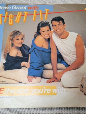 Steve Grant with Tight Fit Love The One You're With 12' βινύλιο μεταχειρισμένο, ηλεκτρονική