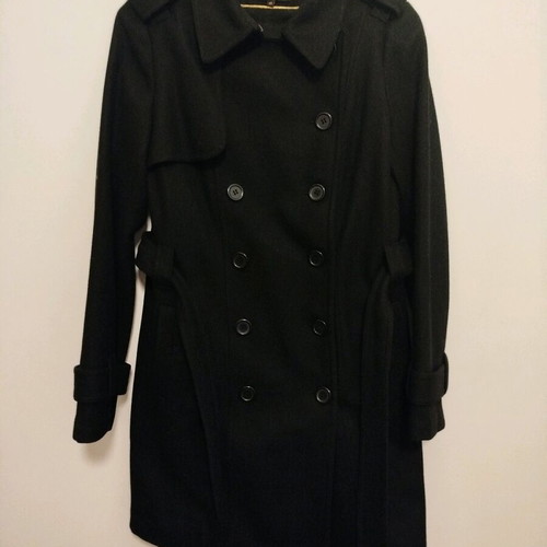 Black coat like new, size S