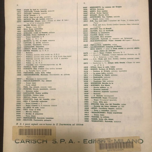 Accordion sheet music like new with works by Herold, Suppe, Rossini