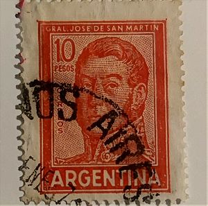 Αργεντινή - General Jose de San Martin 10 pesos