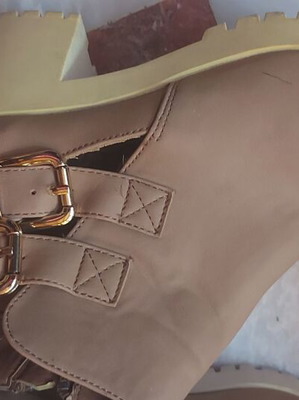 Refresh ankle boots used with high heel, size 39, beige