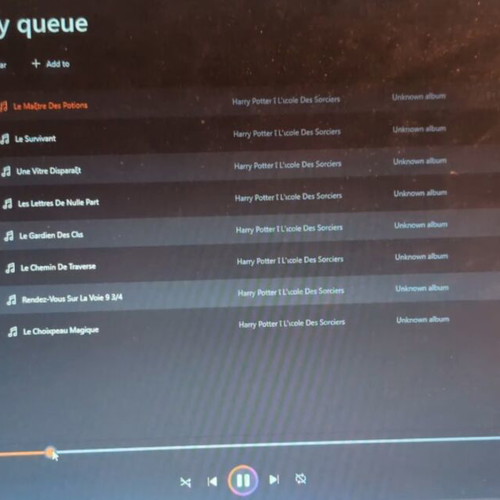 Harry Potter À L’école des Sorceress 2 CD used, French audiobook
