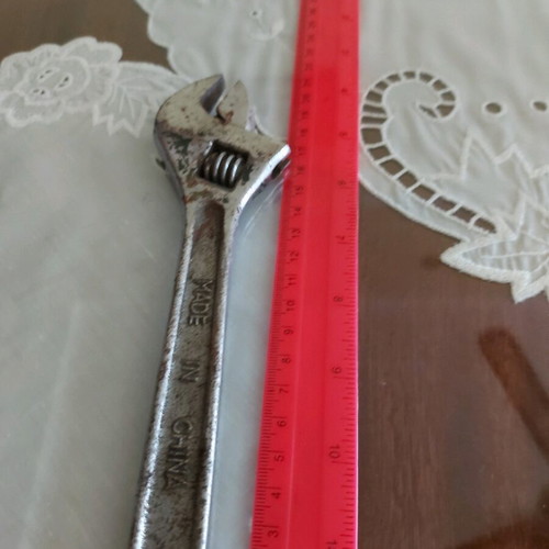 Vintage adjustable wrench used