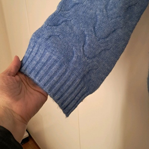 Blue blouse dress like new or long sweater