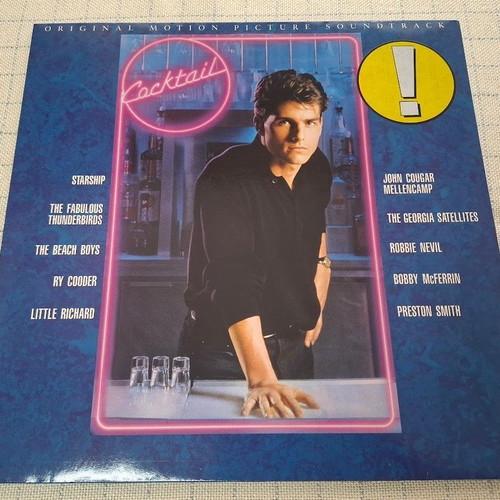 Cocktail Original Motion Picture Soundtrack LP like new, rock