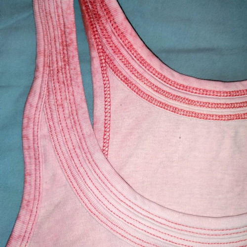 Zara sleeveless top orange tie dye refurbished, cotton, cropped