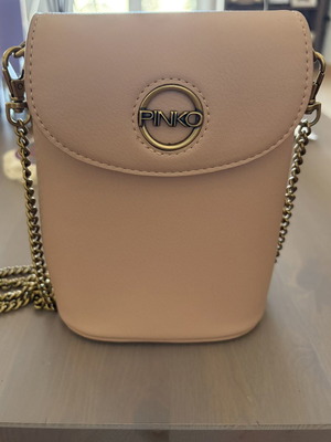 Pinko crossbody bag like new, pink leather