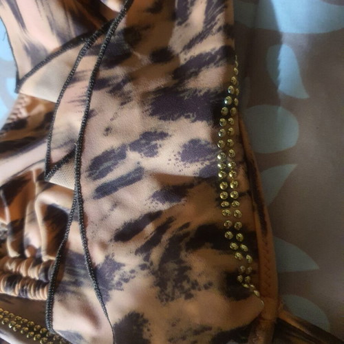 Μαγιό Kom με animal print σαν καινούργιο, καφέ και μπεζ αποχρώσεις