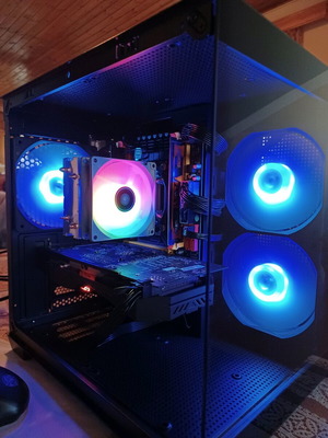 Gaming PC με Intel Xeon 2689, 16GB RAM, ASUS RX570 4GB, SSD 512GB