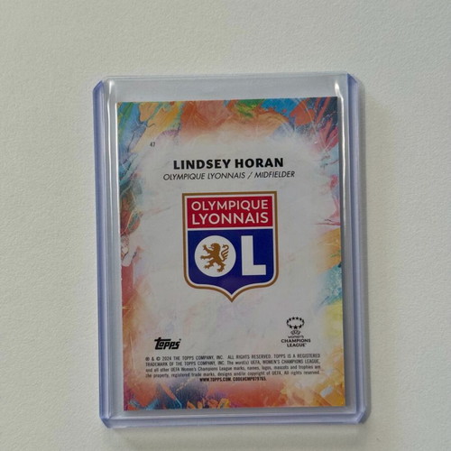 Lindsey Horan 2023-24 Topps Inception UEFA Star Quality #47 new