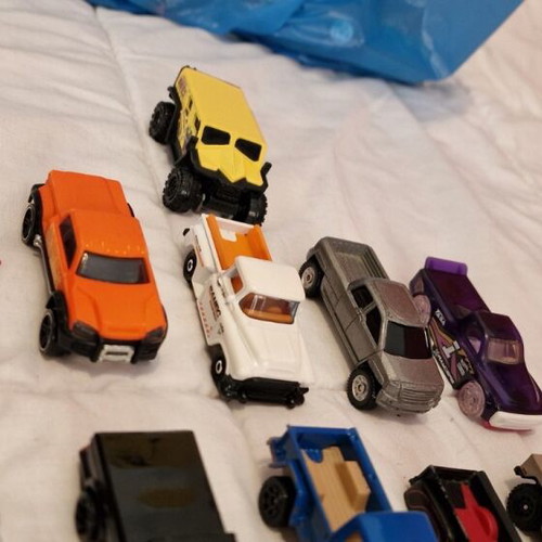 Hot Wheels toy trucks and cars like new