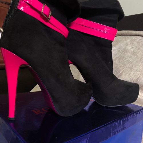 Roselight women's boots used with high heel and platform