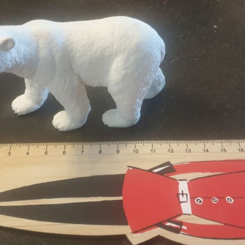 White Polar Bear Figure like new