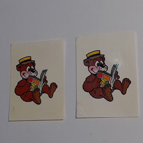 The Woods Family stickers used, pack of 17, vintage 25 years old