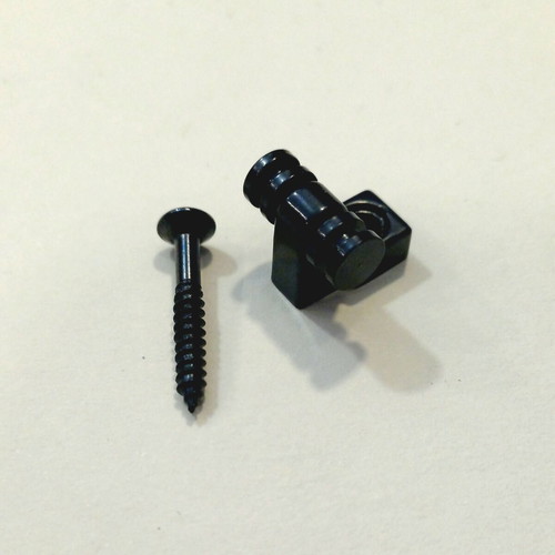 Roller String Tree for Electric Guitar with Screw, Black