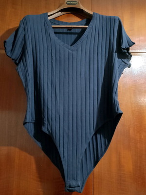 Shein women's bodysuit like new, dark blue, size 4XL