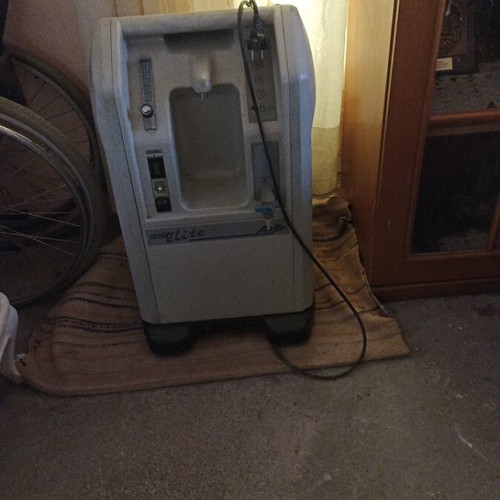 Oxygen supply machine used