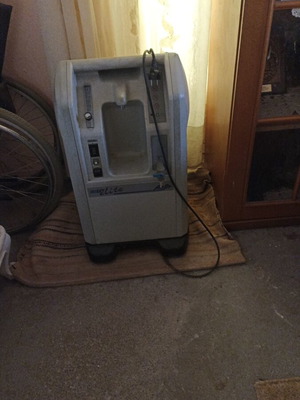Oxygen supply machine used