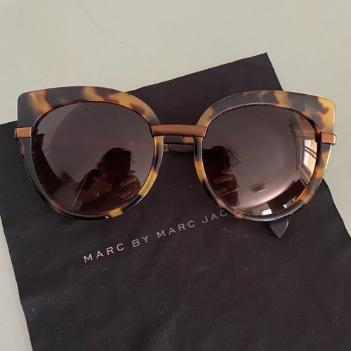 Marc by Marc Jacobs sunglasses like new, brown with bronze arms
