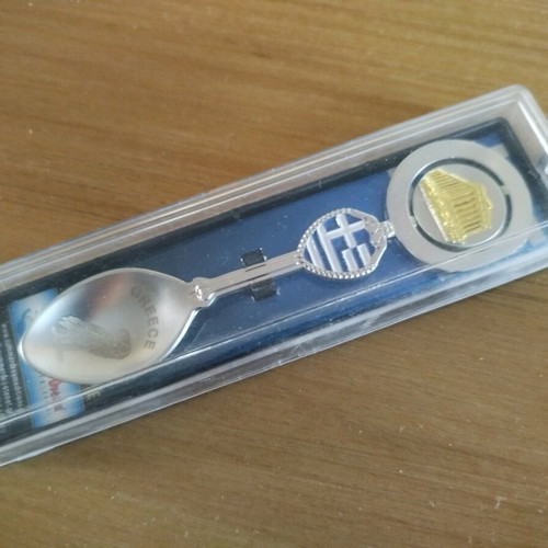 Greece souvenir spoon new in box