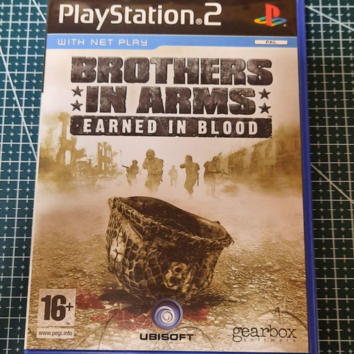 Brothers in Arms: Earned in Blood PS2 Black Label used, complete in box